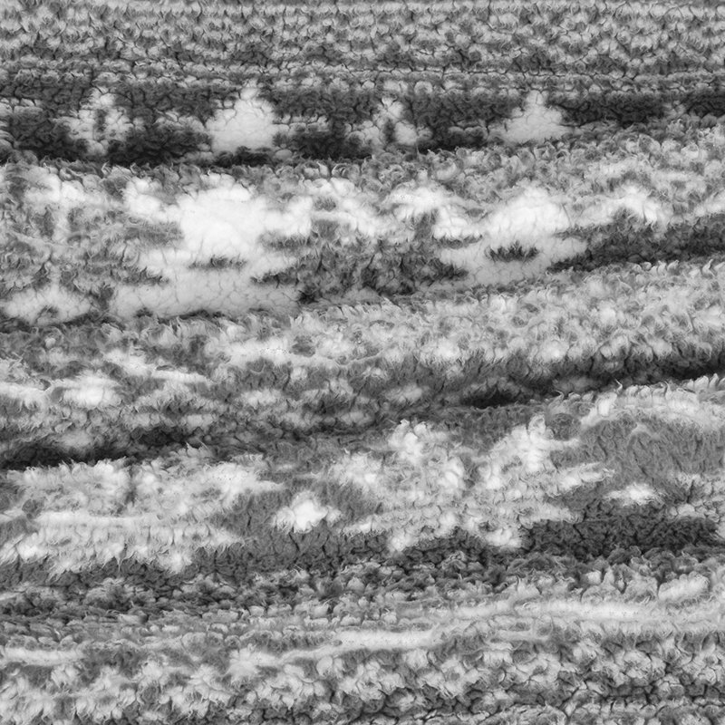 Jeté Sherpa 50 x 60 pouces, gris