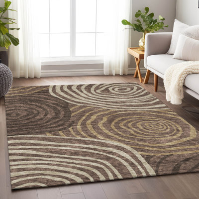 Premium Machine Washable Prisco Fudge Rug