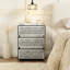13.93 " W Bedside Cabinet Nightstand