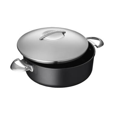  All-Clad HA1 Hard Anodized Nonstick Sauce Pan 3.5 Quart  Induction Oven Safe 350F Pots and Pans, Cookware Black: Home & Kitchen