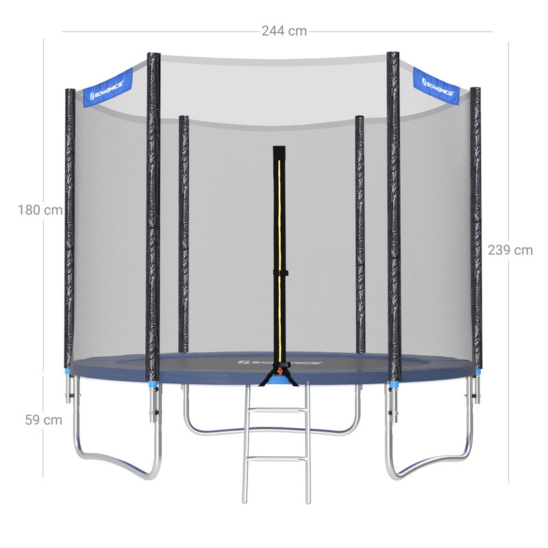 8' Trampoline with Safety Enclosure
