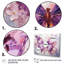 «Purple Animal Amethyst Butterfly Delicate - Butterfly», reproduction sur toile encadrée-1442878865-1442878864