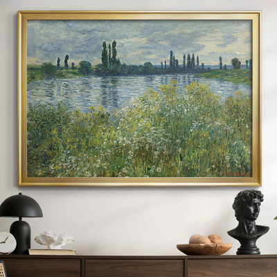 Spring by the Seine (Printemps au bord de la Seine)-Claude Monet-Framed Gallery Wrapped Canvas-c. 1878