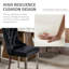 Ensemble de 4 chaises de salle à manger rembourrées en velours avec pieds argentés-2134824452-2134824458