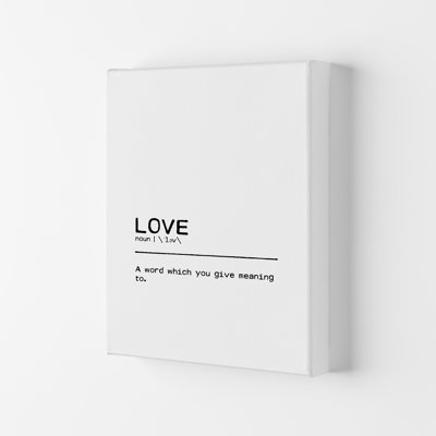 Love You - Print