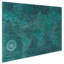 «Azure World Map», reproduction d'impression sur verre