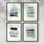 «Seaside Color Study I», reproduction encadrée - ensemble de 4-192219789-192219786