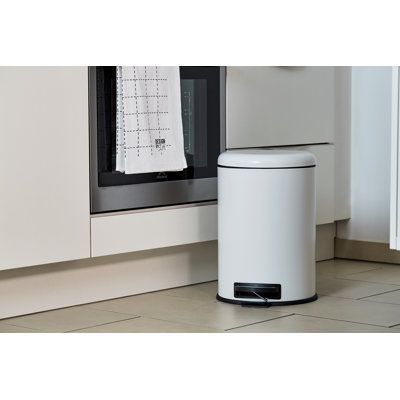 Leman Steel Step On Kitchen Trash Can - 20L