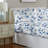 Pointehaven Water Petals White Printed Cotton Percale 4 pc Sheet Set, Queen-124255980-124572350