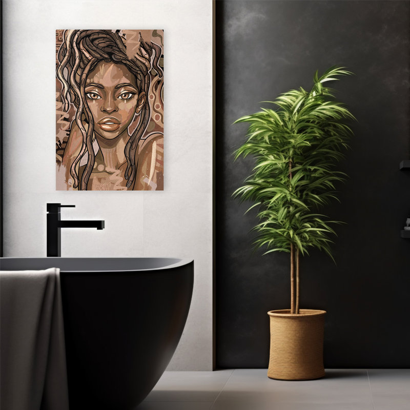 Abeni - Art figuratif multicentrique, H 24 po x l 16 po