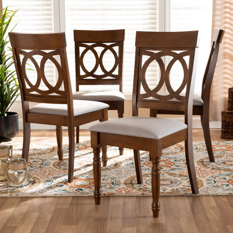 Chaise d'appoint Ingaret en noyer brun