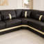 Canapé modulaire en cuir 5 pièces Lloydene-761072704