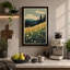 Mountain Meadow Scandinavian 1 Piece Wrapped Canvas Wall Art-384796908-384796910