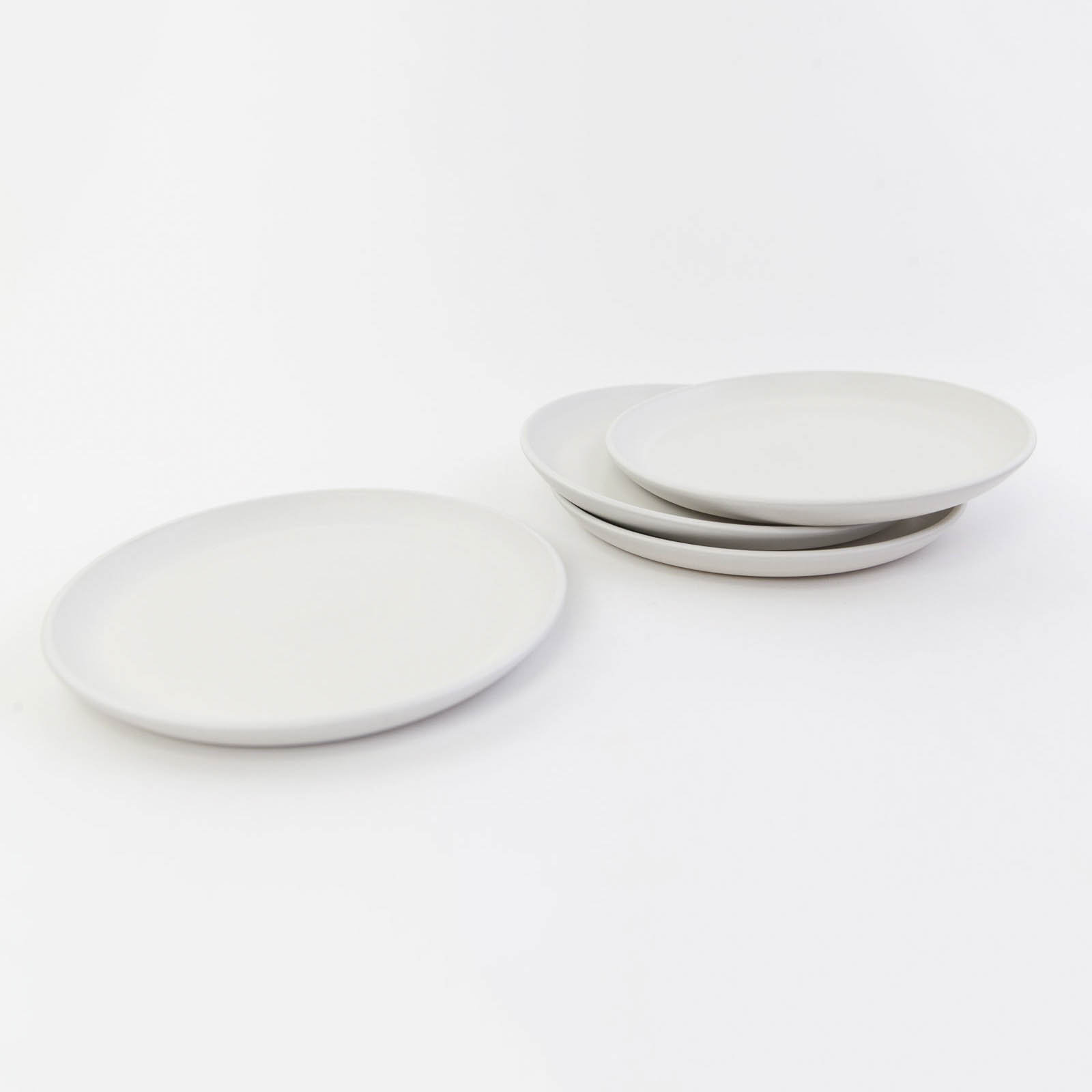 Borgen 8" Salad Plate, Chalk