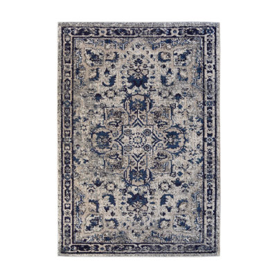 Villa Traditional Blue Rug