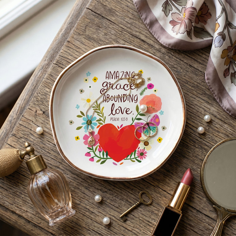 Trinket Tray Amazing Grace Abounding 4.5