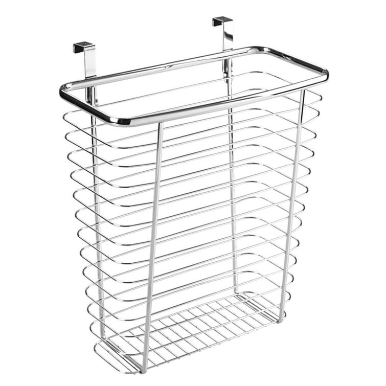 iDesign Bronze York Metal Under the Shelf Storage Basket, 7.1 x