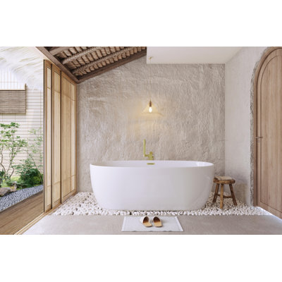 Fredericksburg 70'' x 33.5'' Soaking Acrylic Bathtub