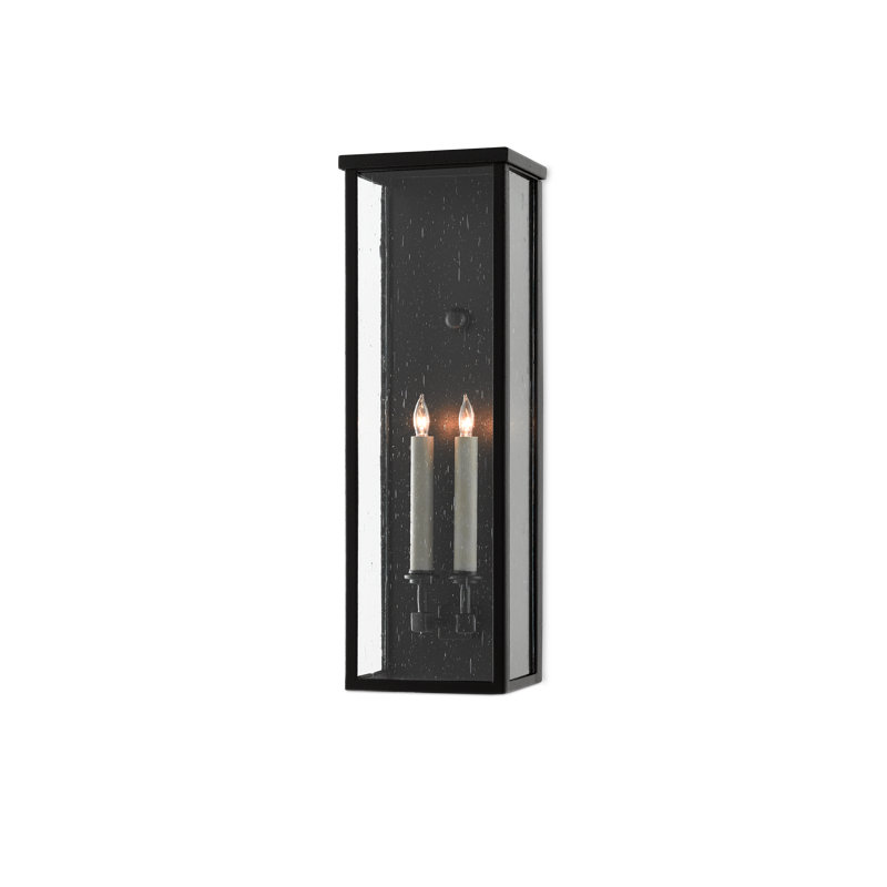 Plafonnier encastré d'extérieur 23,75 po H 2 min Tanzy Midnight