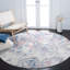 Tapis abstrait gris clair / bleu N'Keal-447731234-525112254