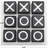 Novogratz 2 Player Wood Tic Tac Toe
