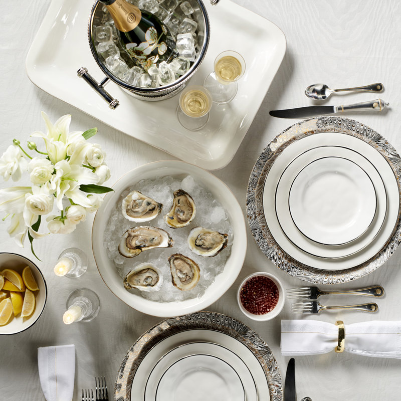 Puro Footed Fruit Bowl - Whitewash