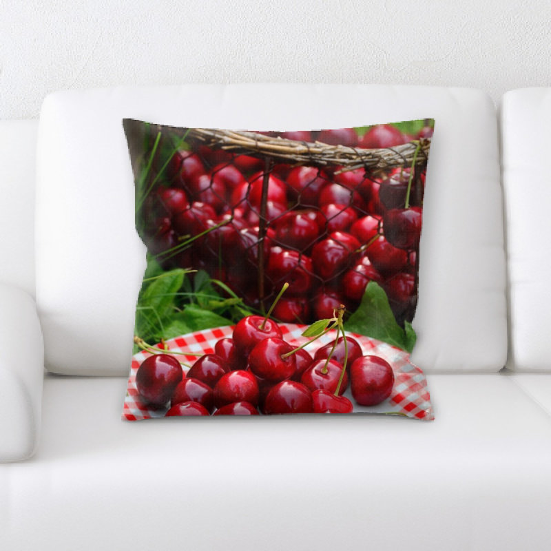 Coussin en cerises