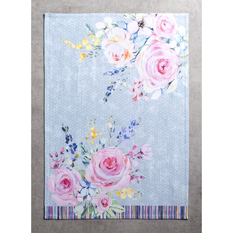 Ensemble de 3 serviettes à thé Sweet Rose