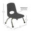 Chaise de classe empilable-128800693