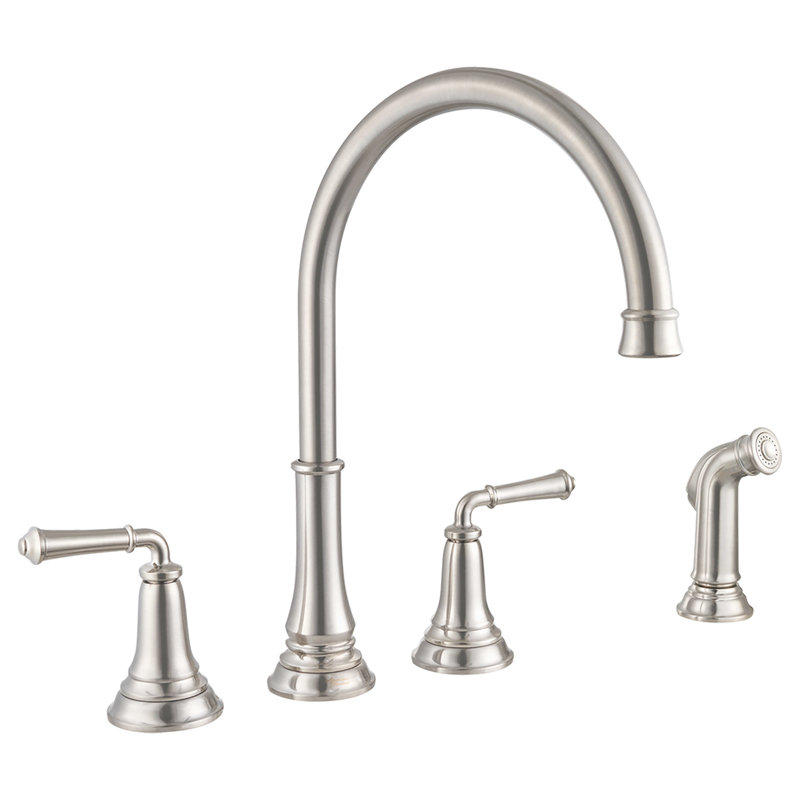American Standard Delancey Kitchen Faucet with Side Spray, Stainless Steel