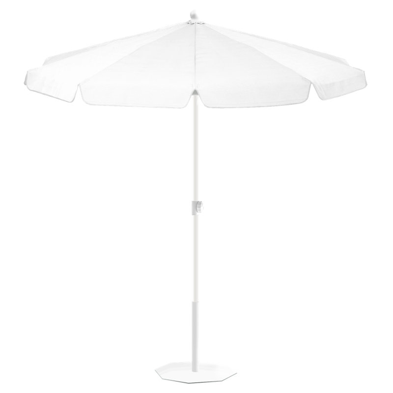 Amaana 200cm Market Parasol, White