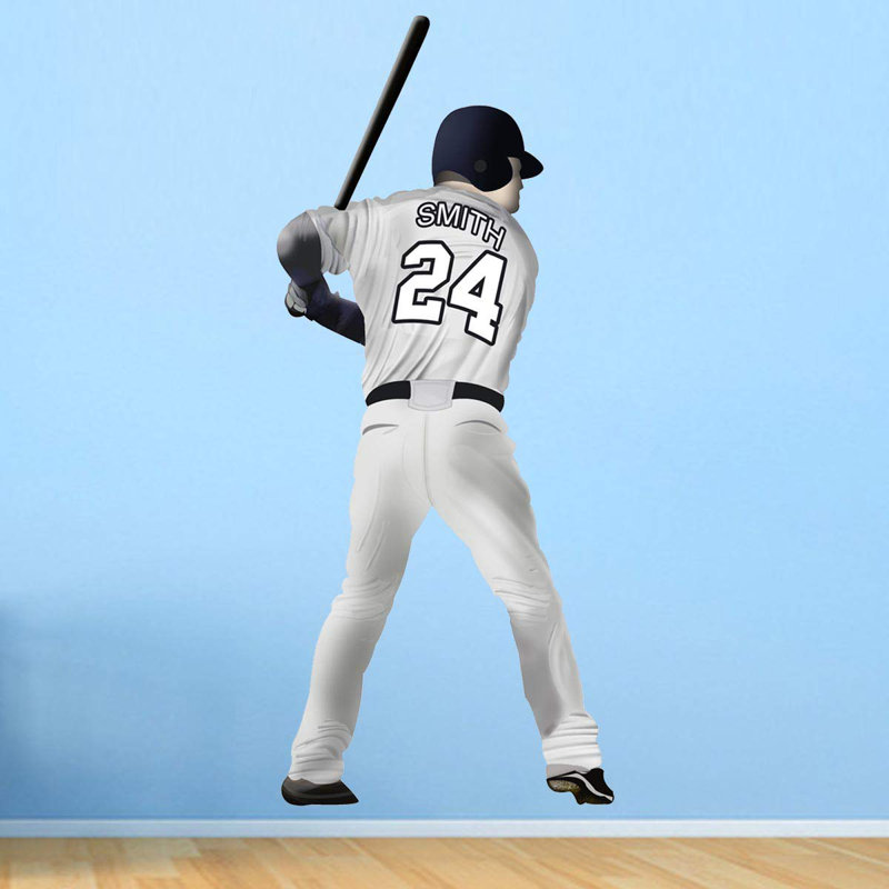 Sports Non-Wall Damaging Wall Decal, 60" H x  26.5" W