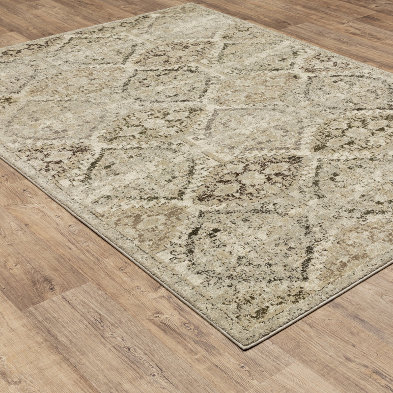 Caryll Floral Indoor Rug, Rectangle 9'10" x 12'10"
