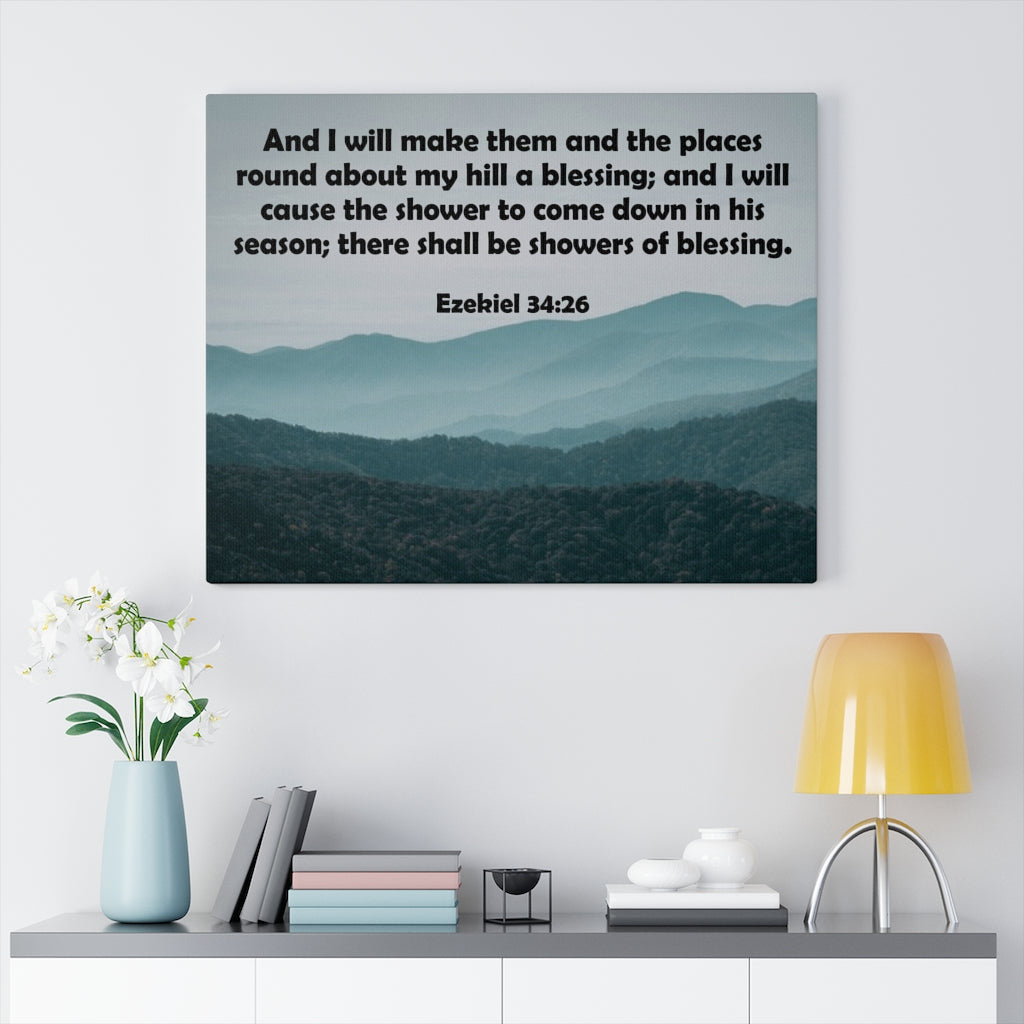 Trinx There Shall Be Shower of Blessings Ezekiel 3426 Christian Home