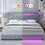 Kendrall Upholstered Storage Bed Frame with Adjustable Headboard & LED Lighting-1764889337-1764889285