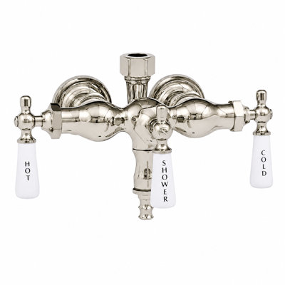 Tub Mount Diverter Faucet for Shower Riser by Strom Living