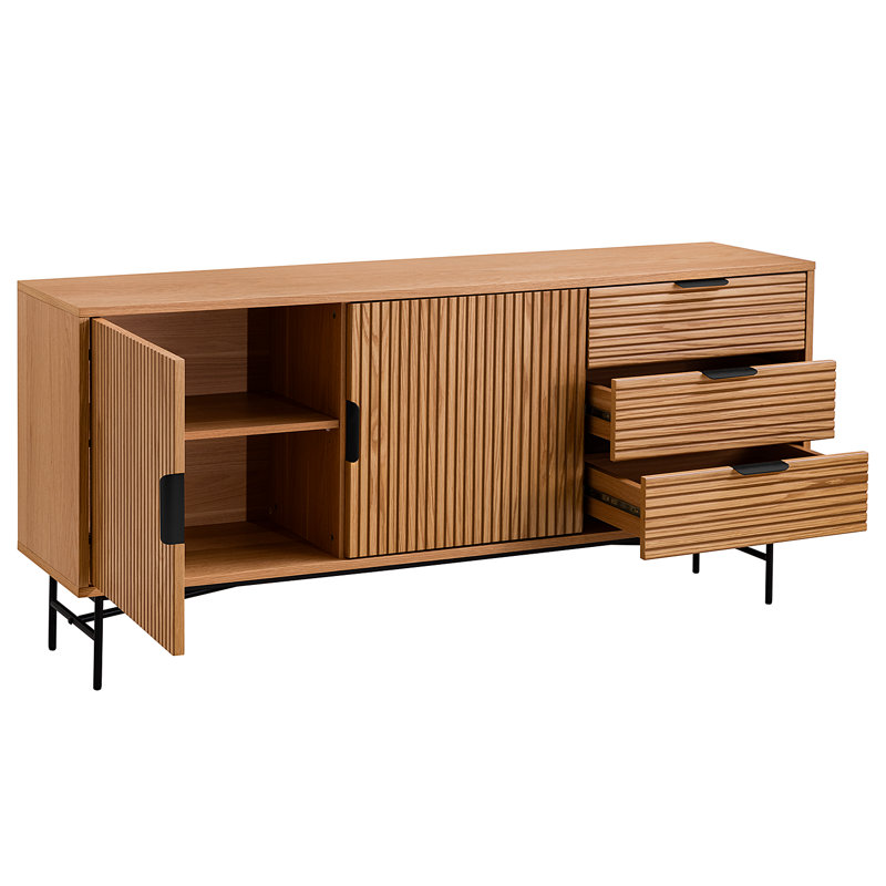 KNIVS Sideboard 2 doors, Oak