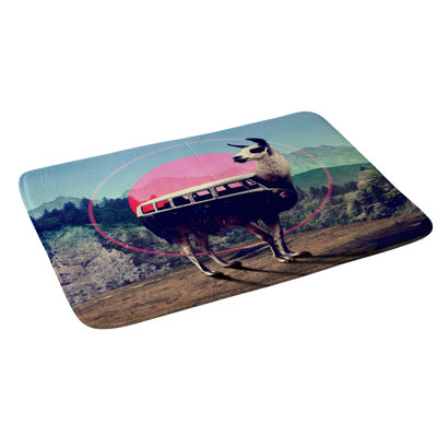 Tapis pour salle de bain ali gulec llama van