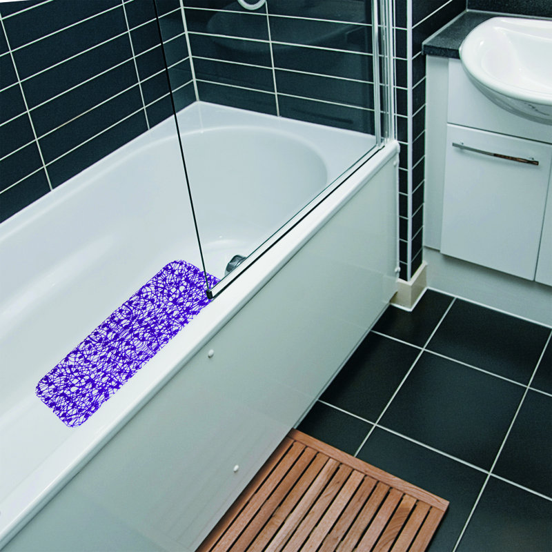 Tapis de douche en velours Falkirk, Mauve