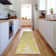 Premium Machine Washable Cerrito AMF551 Yellow Rug