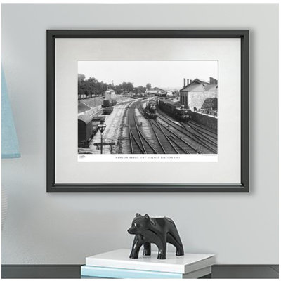 Newton Abbot, The Railway Station 1907 by Francis Frith - Single Picture Frame Print