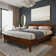 Acacia Aurora Premium Solid Wood Platform Bed Frame and High Headboard, King Bed Frame with Headboard Included, Mid Century Modern Bed with 5 years Warranty