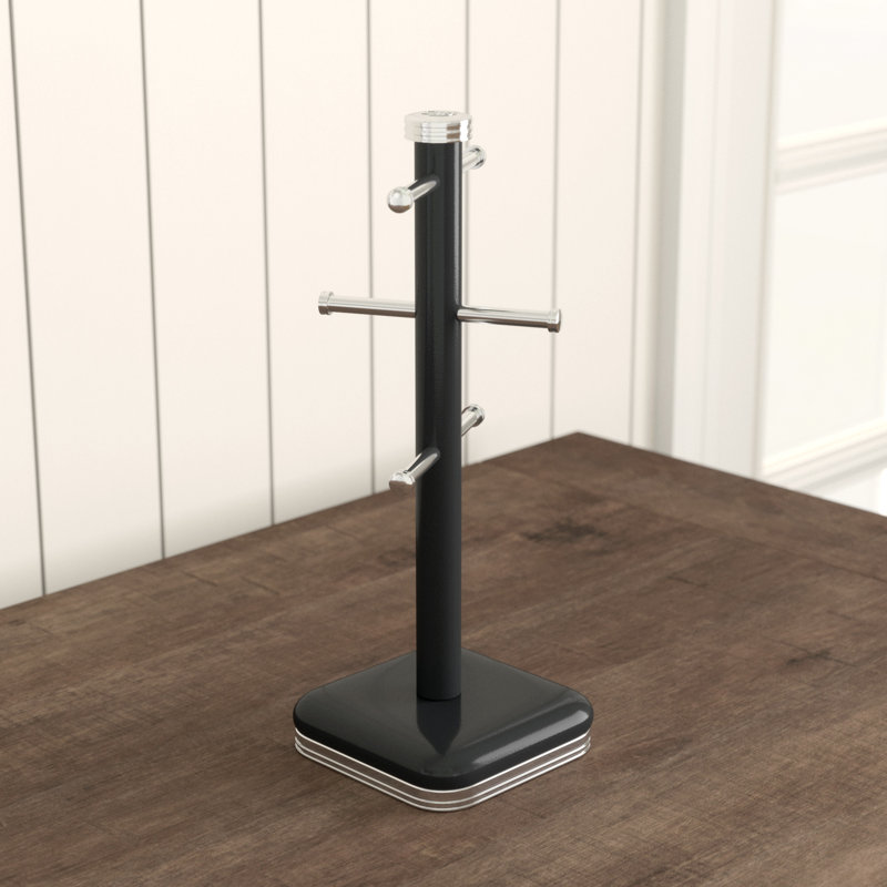 Retro Mug Tree, Black