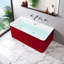Ensemble de douche et baignoire rectangulaire sans cadre H 63,2 po x H 23,2 po-99193019