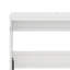 Lit escamotable avec rangement, armoire-lit pliable avec coiffeuse, miroir central et 2 tiroirs latéraux-2104422767