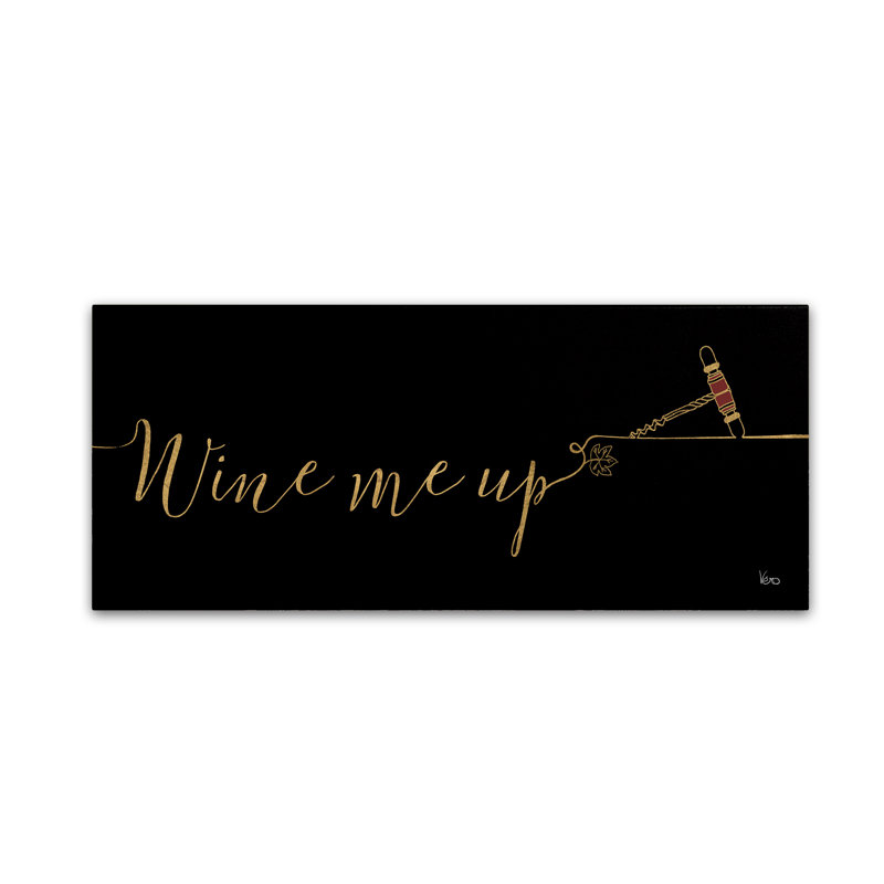 « salineed wine iii black », art textuel sur toile tendue, H 10 po x l 24 po