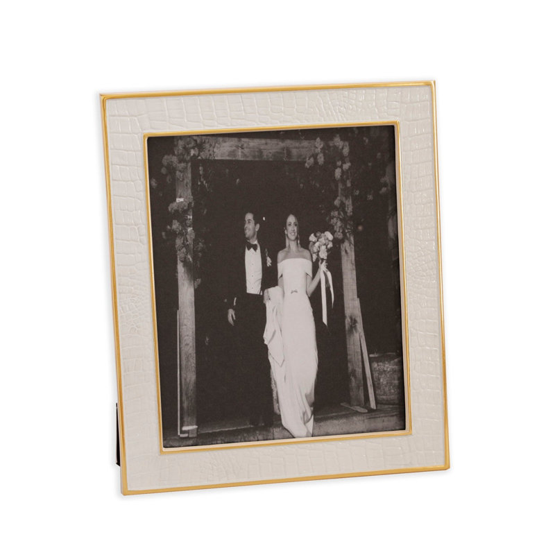Encanto Croc Picture Frame, Cream, 8" W x 10" H