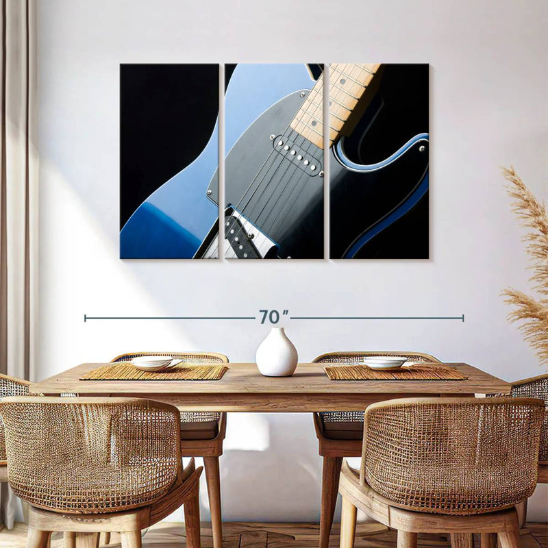 Guitare électrique Abarca, H 36 po x l 57 po