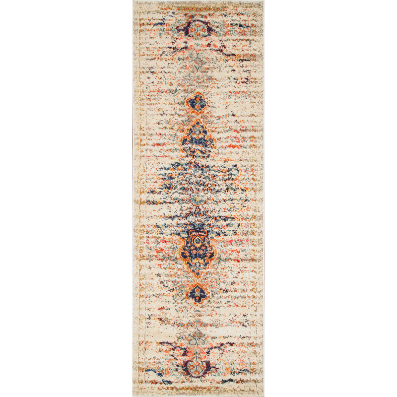 Oriental Indoor Rug, Runner 2'6" x 8'
