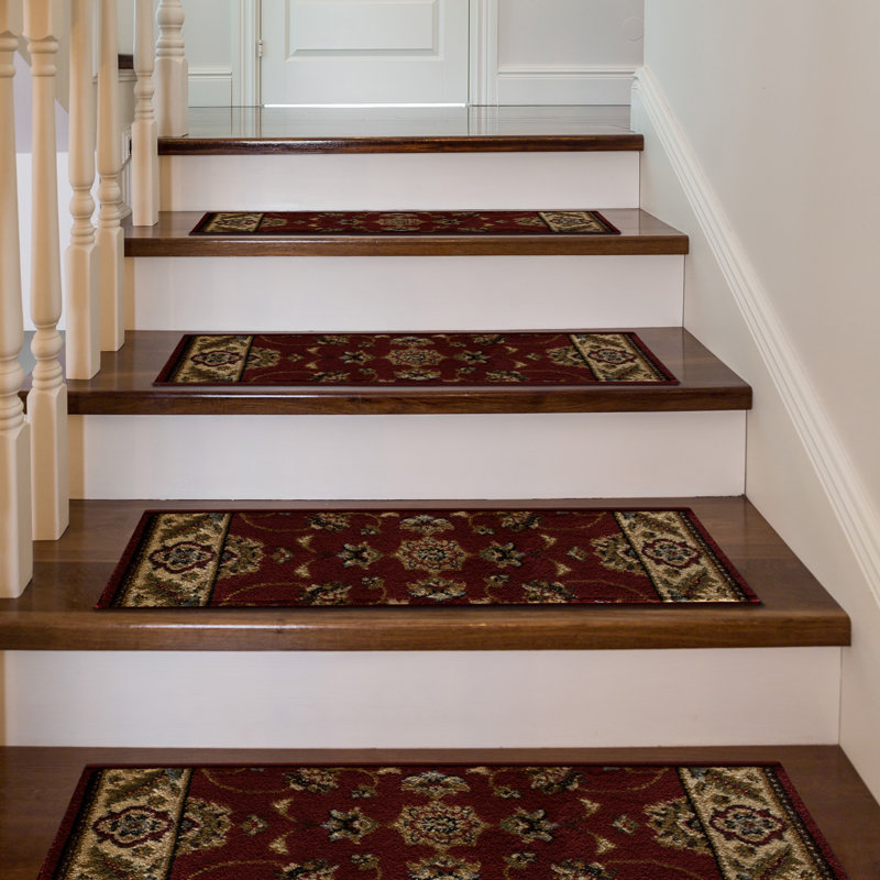 Tapis d'escalier Ryley, Rouge